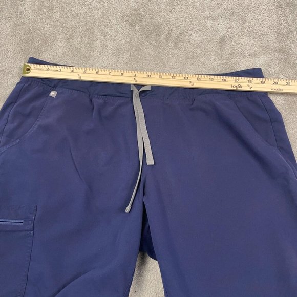 FIGS Zamora Jogger Scrub Pant Women's Size 2XL XXL Navy Blue Pockets Comfort - Picture 10 of 14